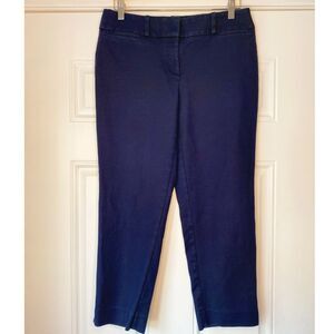 Loft Navy Julie The Riviera Pants Size 4